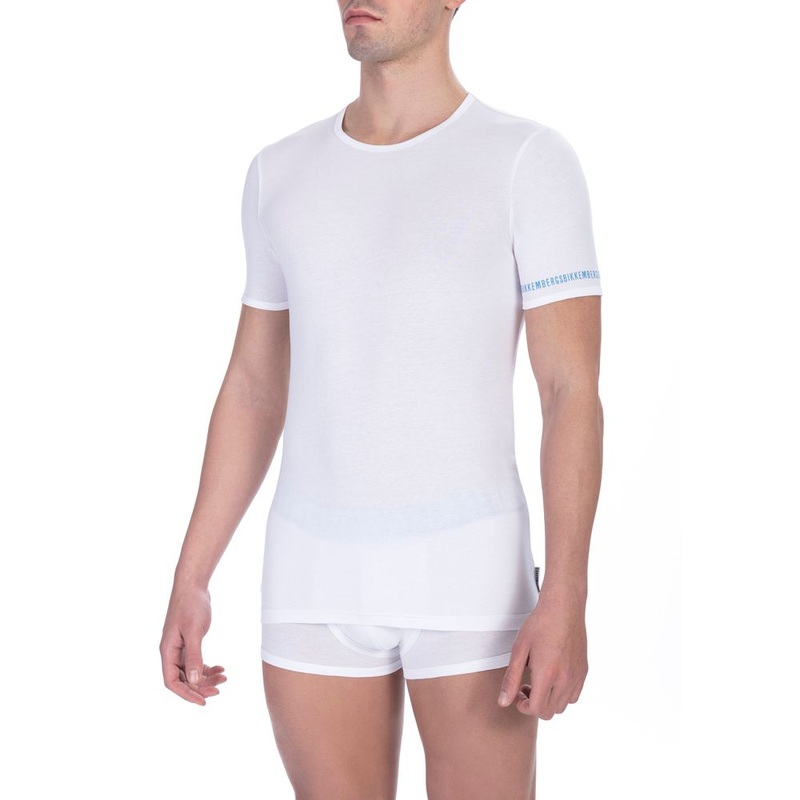 Bikkembergs White Cotton Men’s T-Shirt