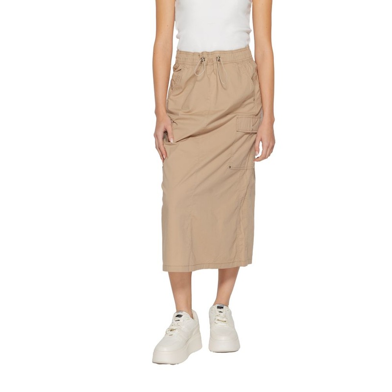 Street One Beige Cotton Skirt|46