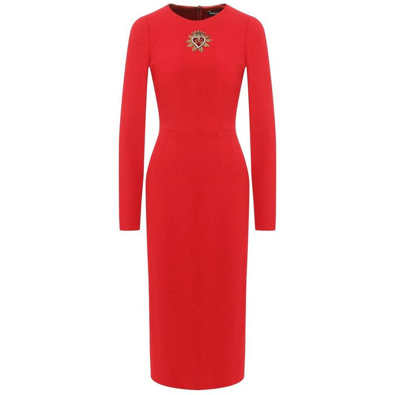 Dolce & Gabbana Red Viscose Dress