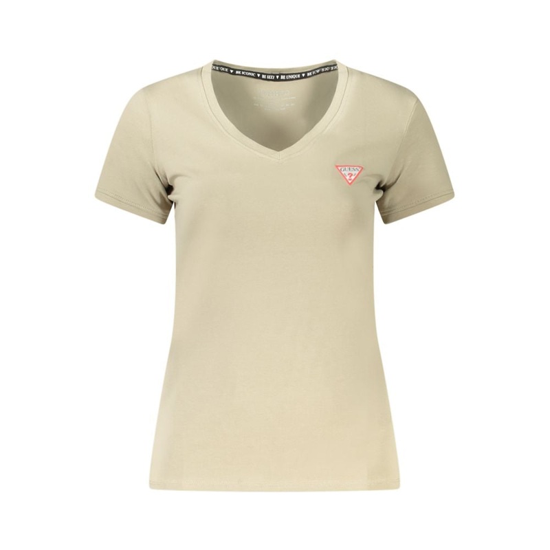 Guess Jeans Green Cotton Tops & T-Shirt