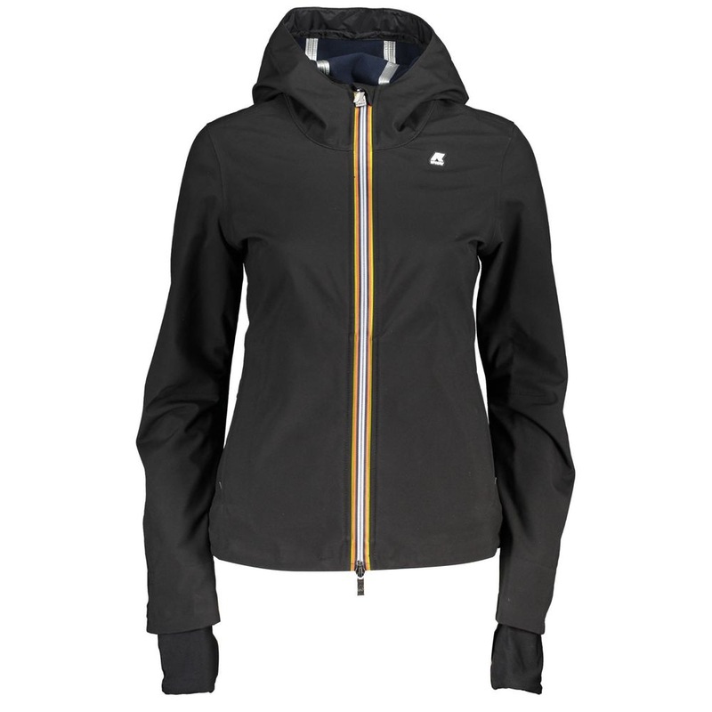 K-WAY Black Polyester Jackets & Coat