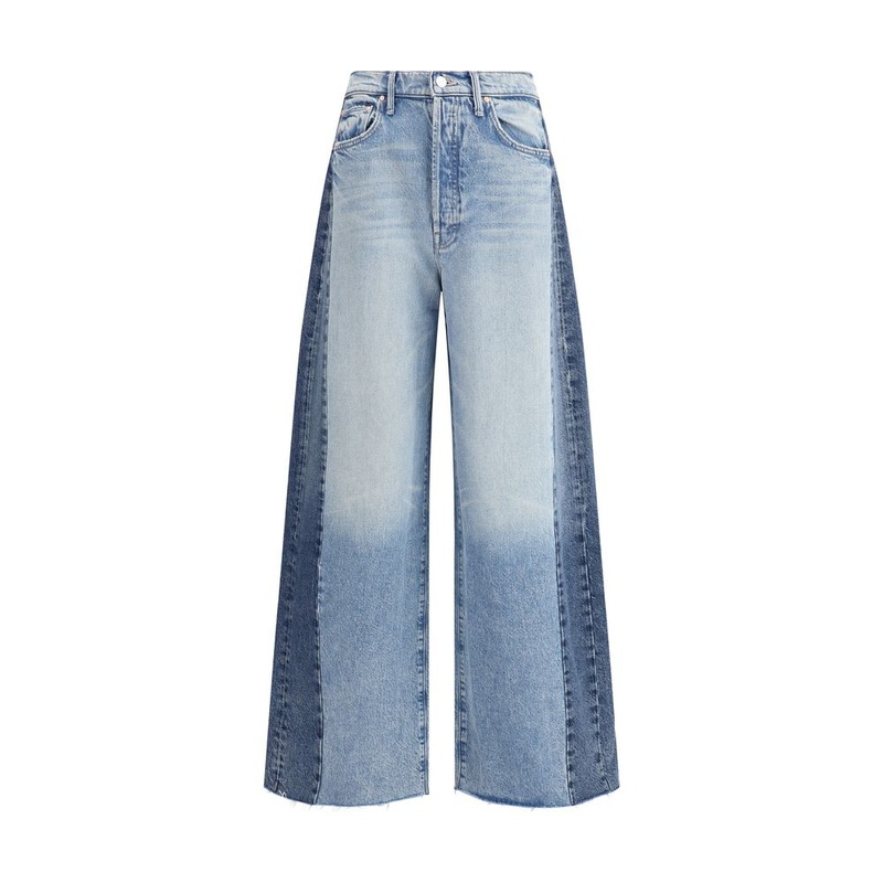 Mother Denim Pipe Dream Sneak Fray Jeans