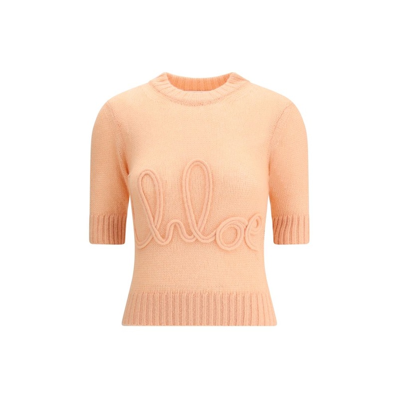 Chlo Logo wool Sweater|S