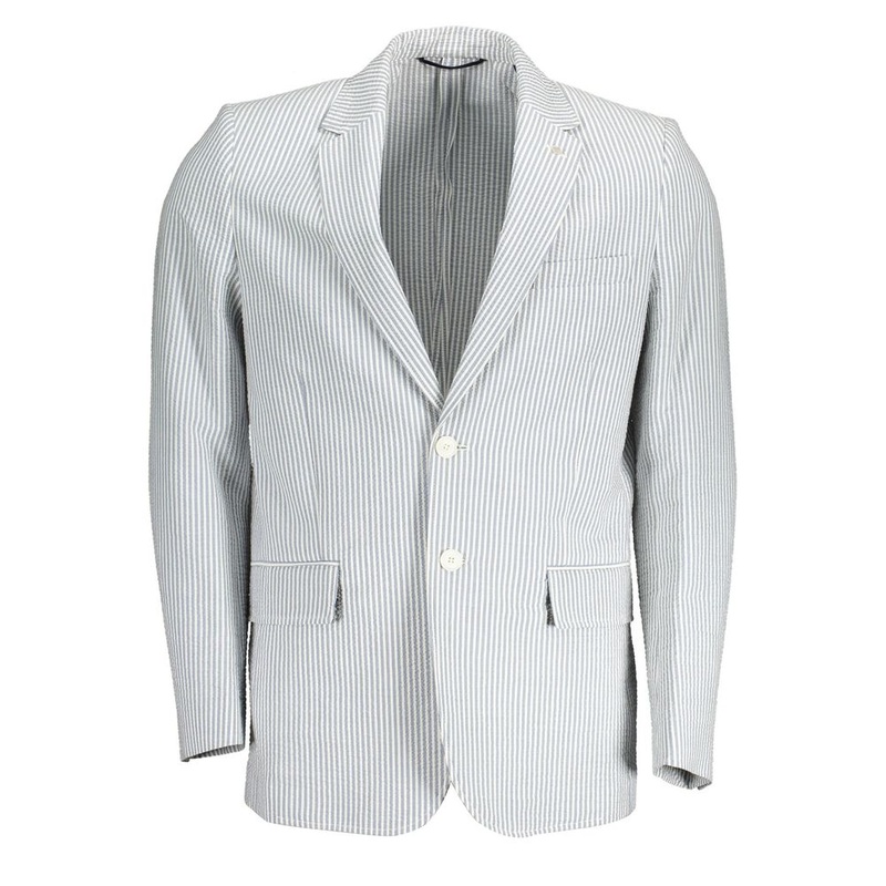 Gant White Cotton Men Jacket|IT52 | XL