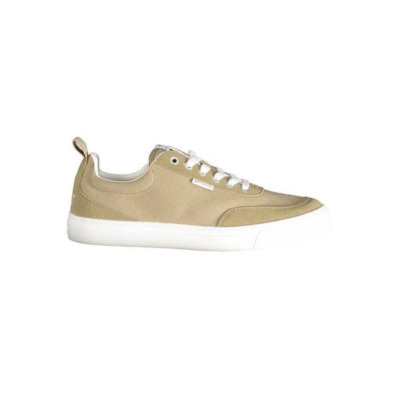 Gas Beige Polyester Men Sneaker