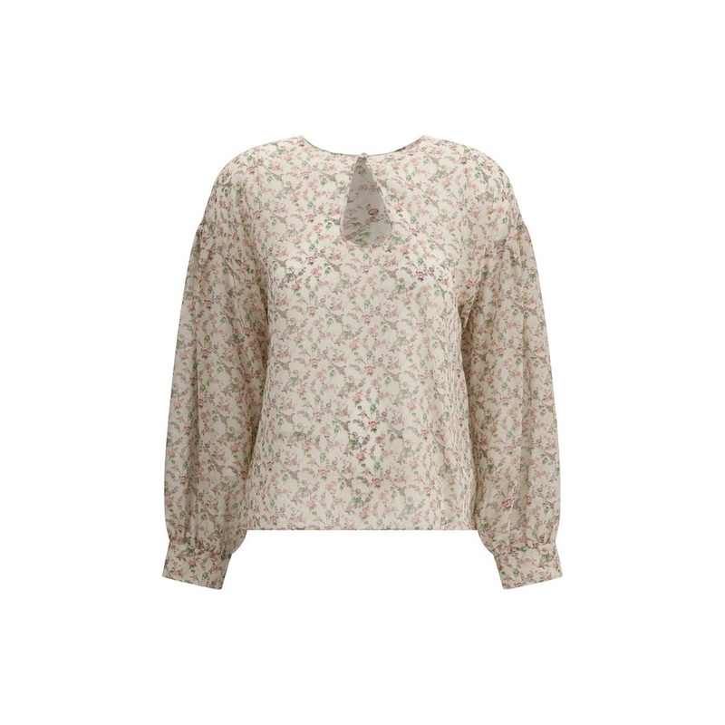 Kristina Ti Floral print silk blouse