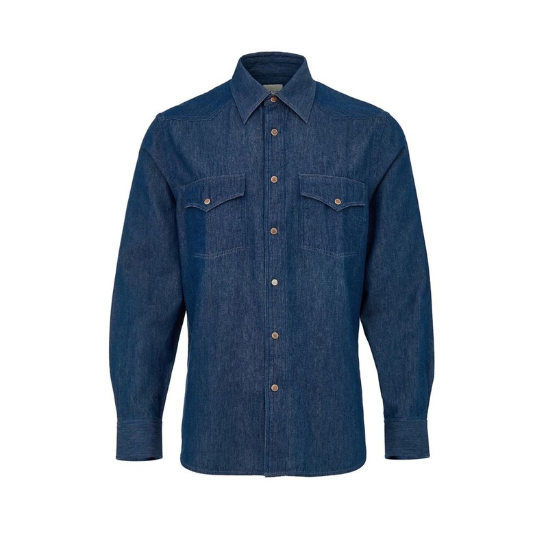 Paul Smith Blue Cotton Denim|XL|M|L