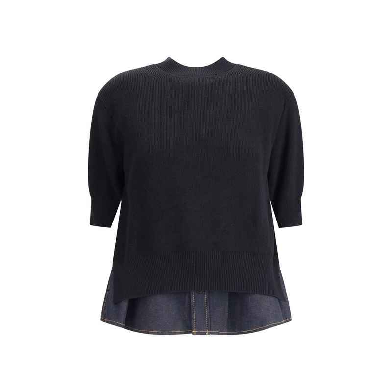 Sacai Denim detail Sweater|3