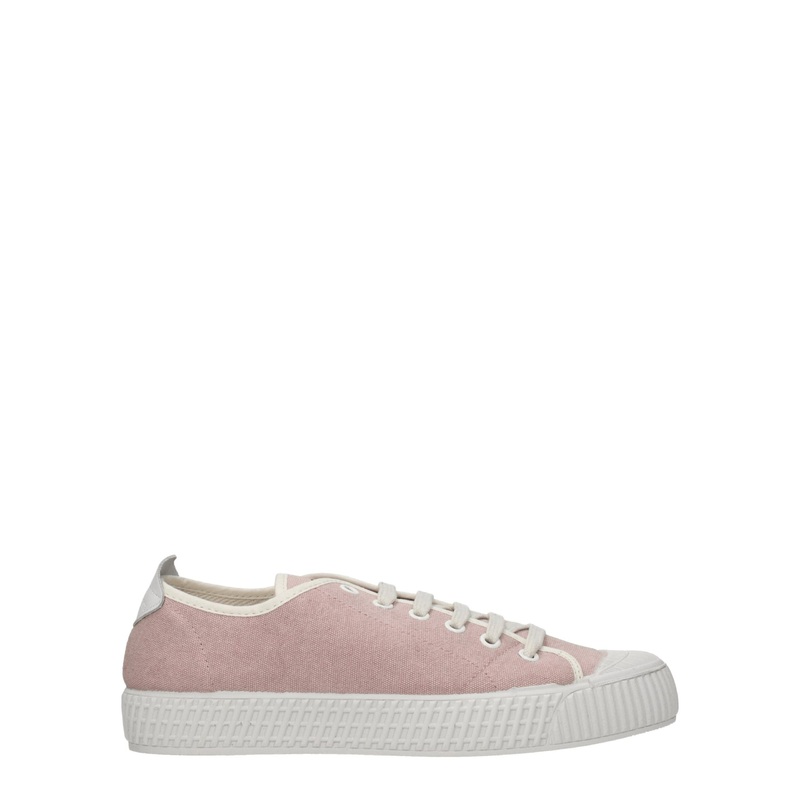 Car Shoe Pink Fabric Low Tops|EU38/US8