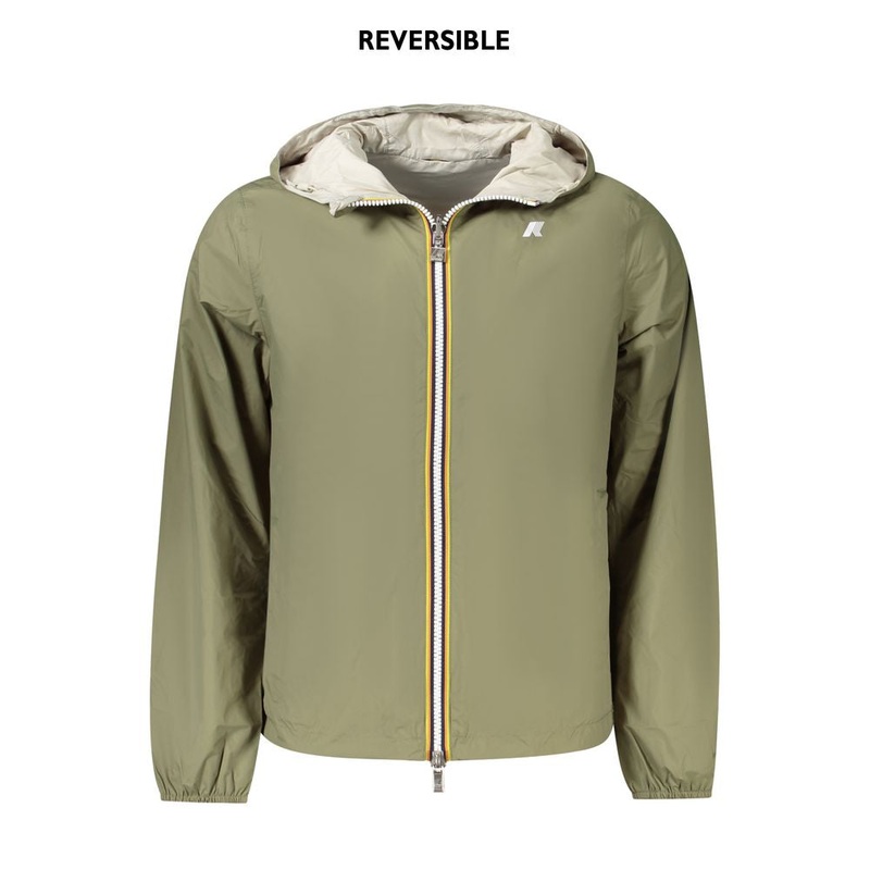 K-WAY Green Nylon Jacket|M|XL