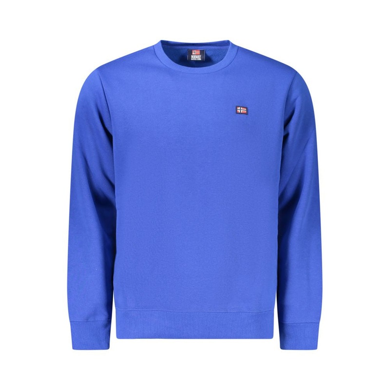 Norway 1963 Blue Cotton Mens Sweater