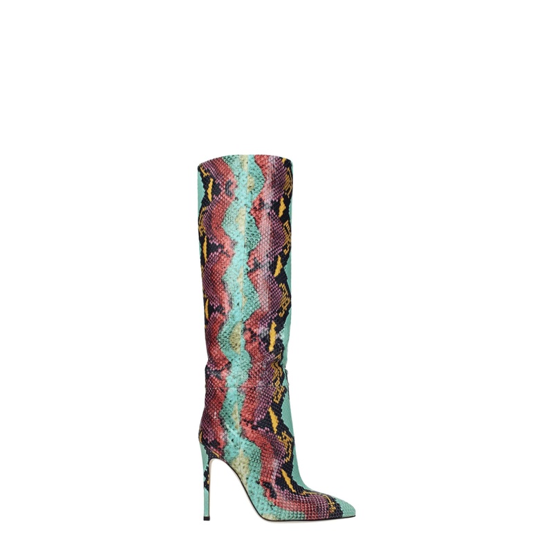 Paris Texas Multicolor Leather High Heel Boots