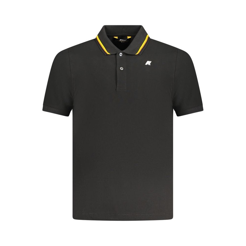 K-WAY Black Cotton Polo Shirt|S|M|L