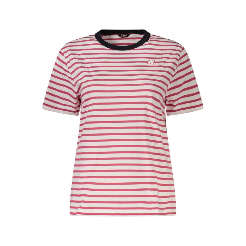 K-WAY Pink Cotton Women T-Shirt
