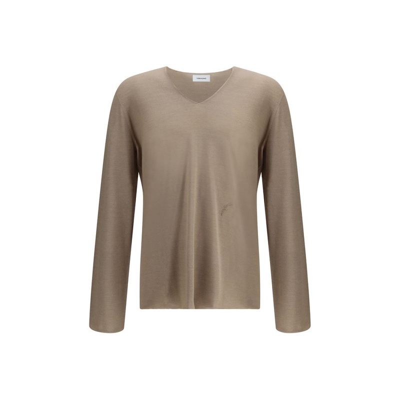 Ferragamo V-neck Sweater|M