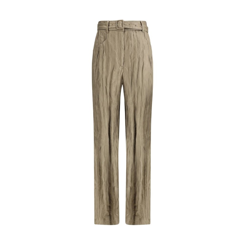 Gabriela Hearst Ruched silk Norman Pants