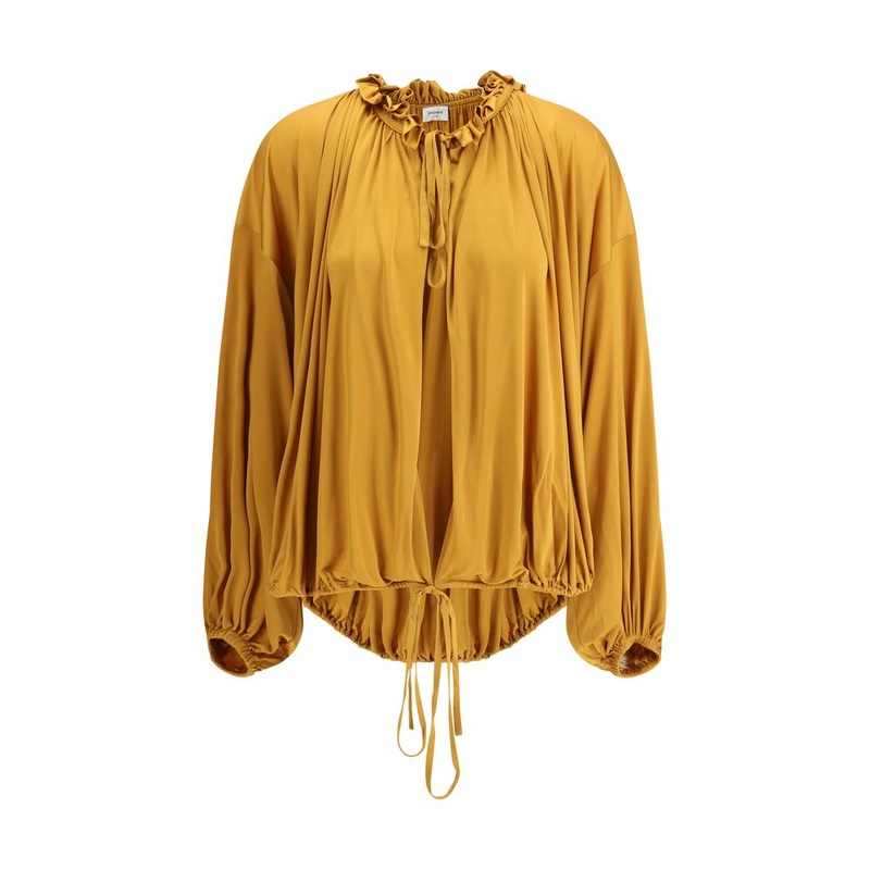 Saint Laurent Jersey Blouse|IT36 | XS|IT38 | S
