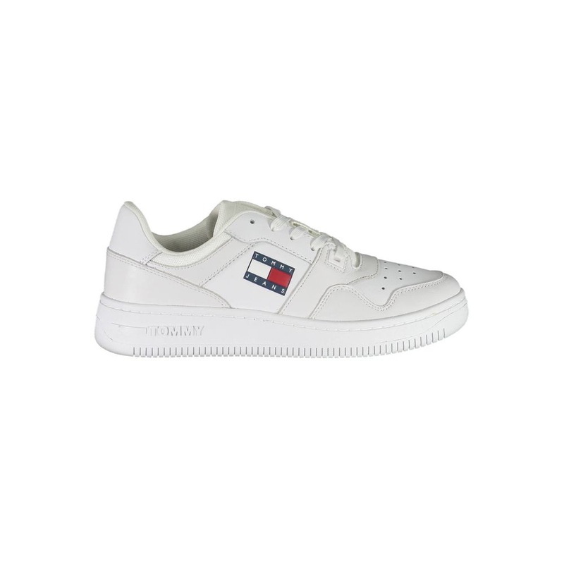 Tommy Hilfiger White Recycled Polyester Women Sneaker
