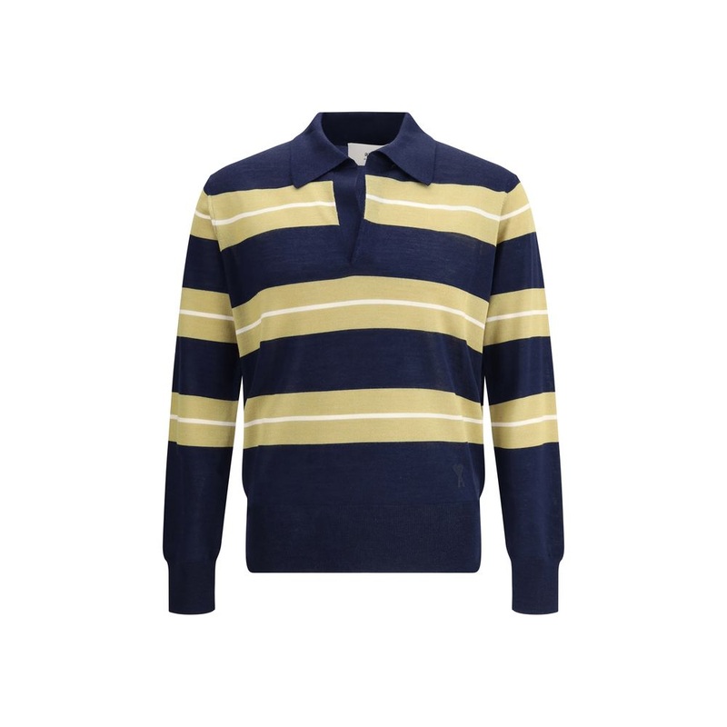 Ami Paris Raye Polo Shirt|M