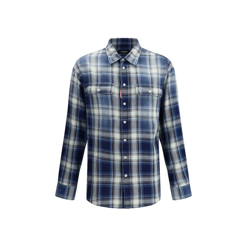 Dsquared Cotton check Shirt|IT48 | M|IT50 | L