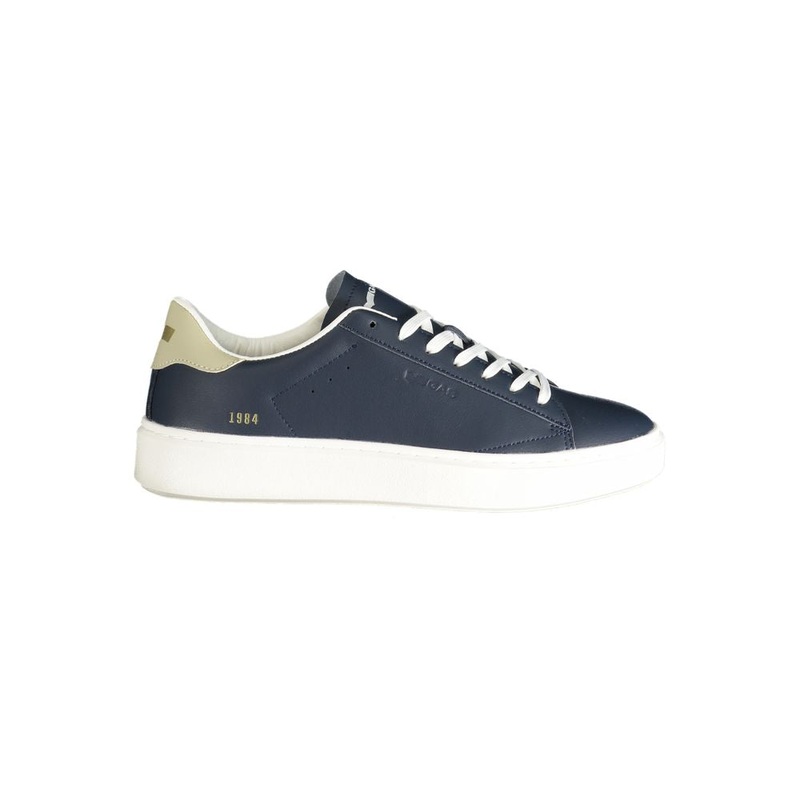 Gas Blue Polyester Men Sneaker