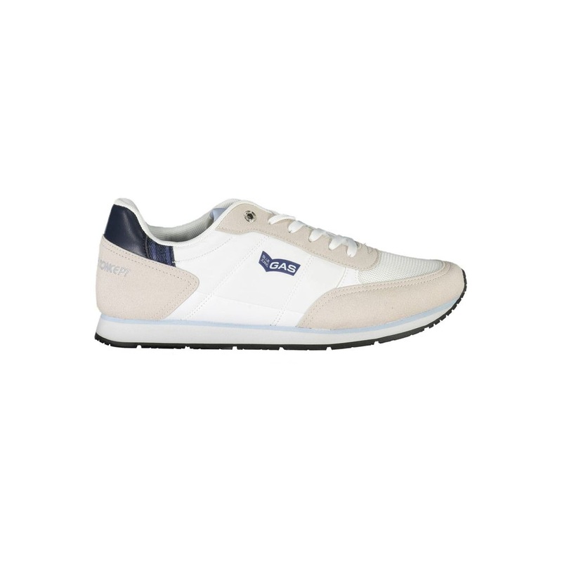 Gas White Polyester Sneaker|EU43/US10