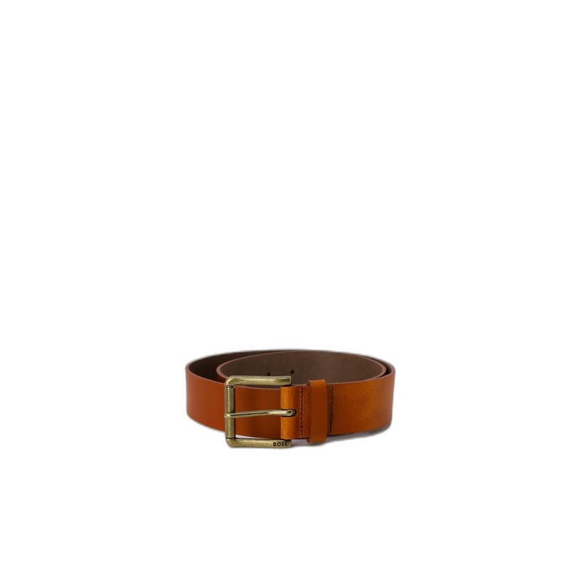 Hugo Boss Beige Leather Belt|85 cm / 34 Inches