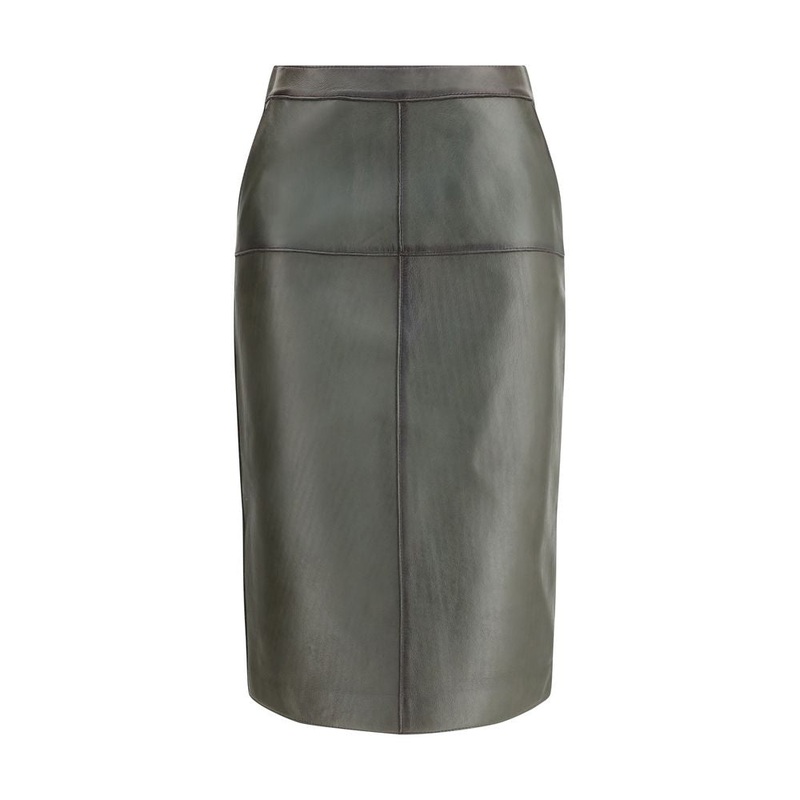 P.A.R.O.S.H. Leather pencil Skirt