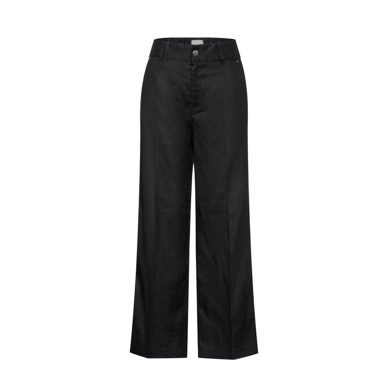 Street One Black Linen Pant|W42 | L30