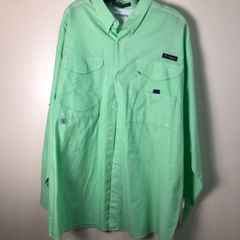 Used Columbia Mens Long Sleeve Top XL/17-17.5