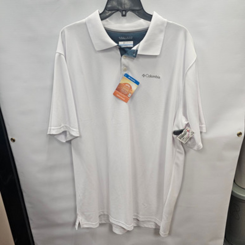 NWT Columbia Mens Short Sleeve Top 2X/18-18.5