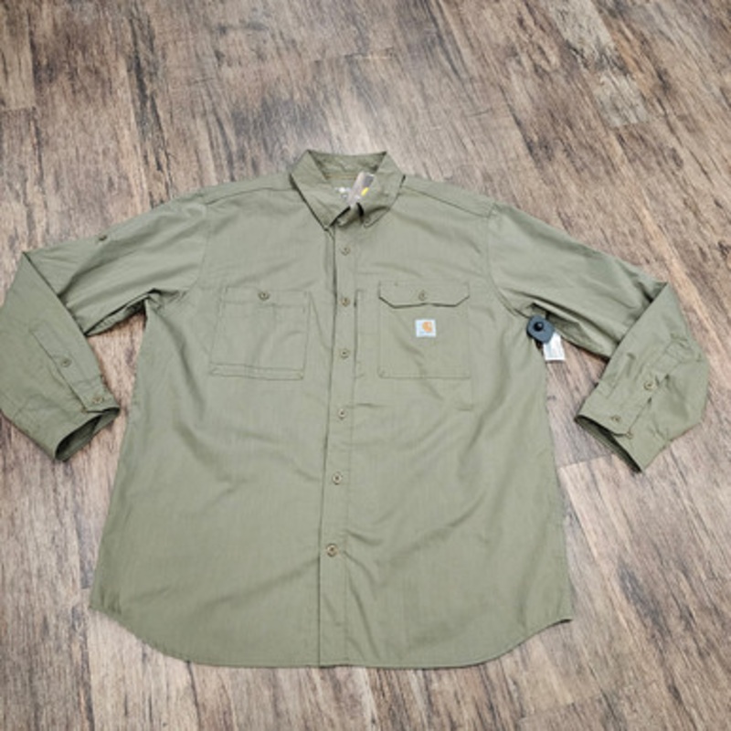 Used Carhartt Mens Long Sleeve Top XL/17-17.5