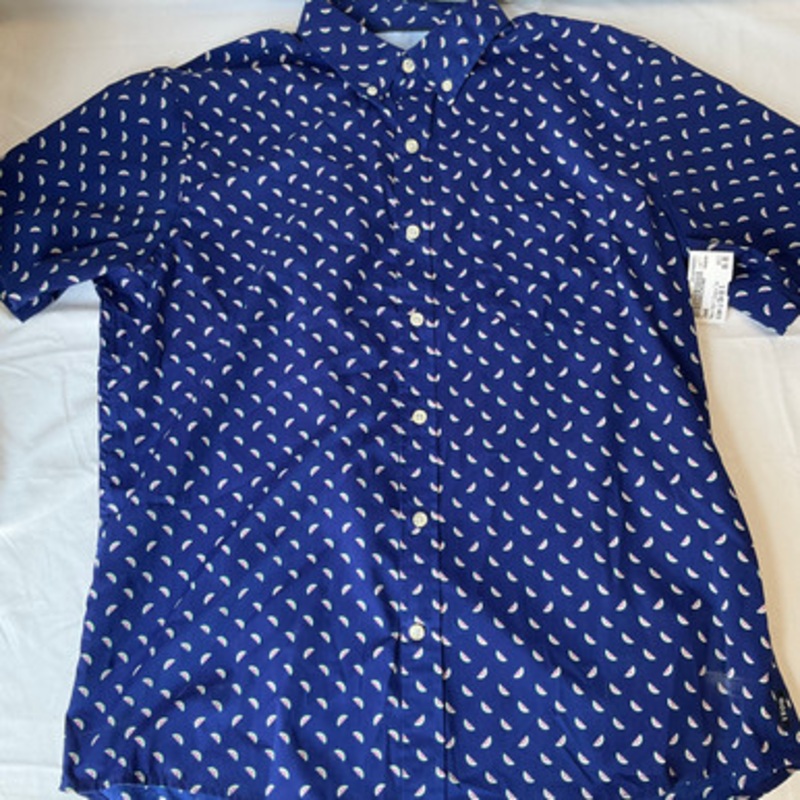 Used Izod Mens Short Sleeve Top L/16-16.5