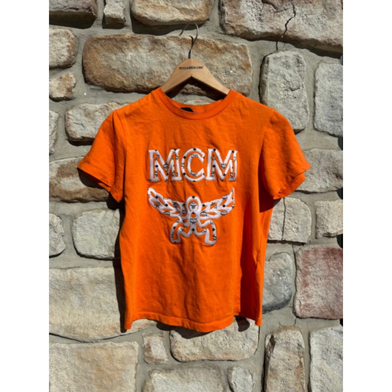 Used Mcm Munchen Mens Short Sleeve S