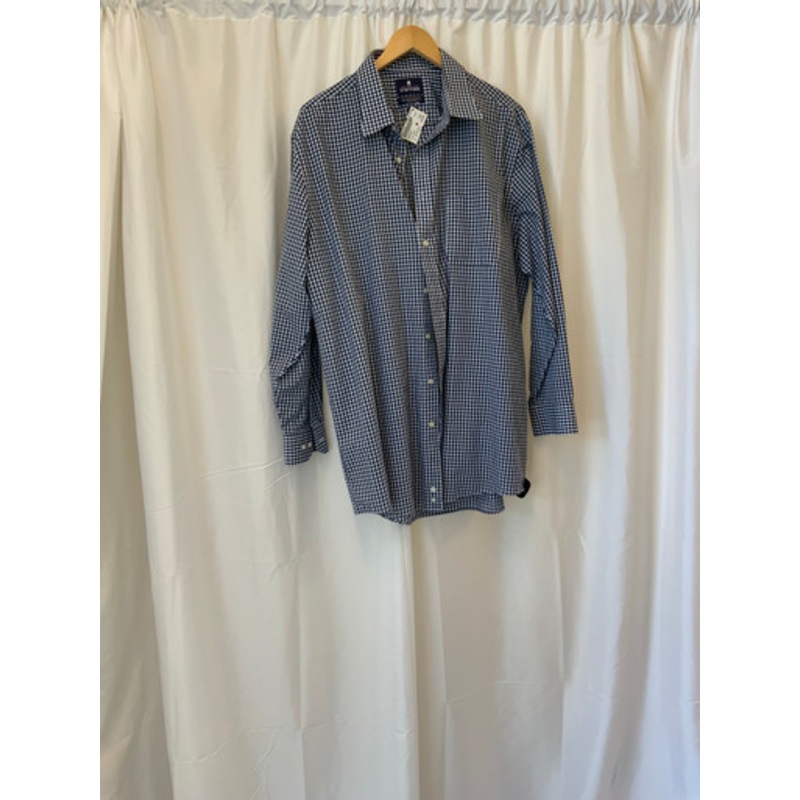 Used Stafford Mens Long Sleeve Top 2X/18-18.5