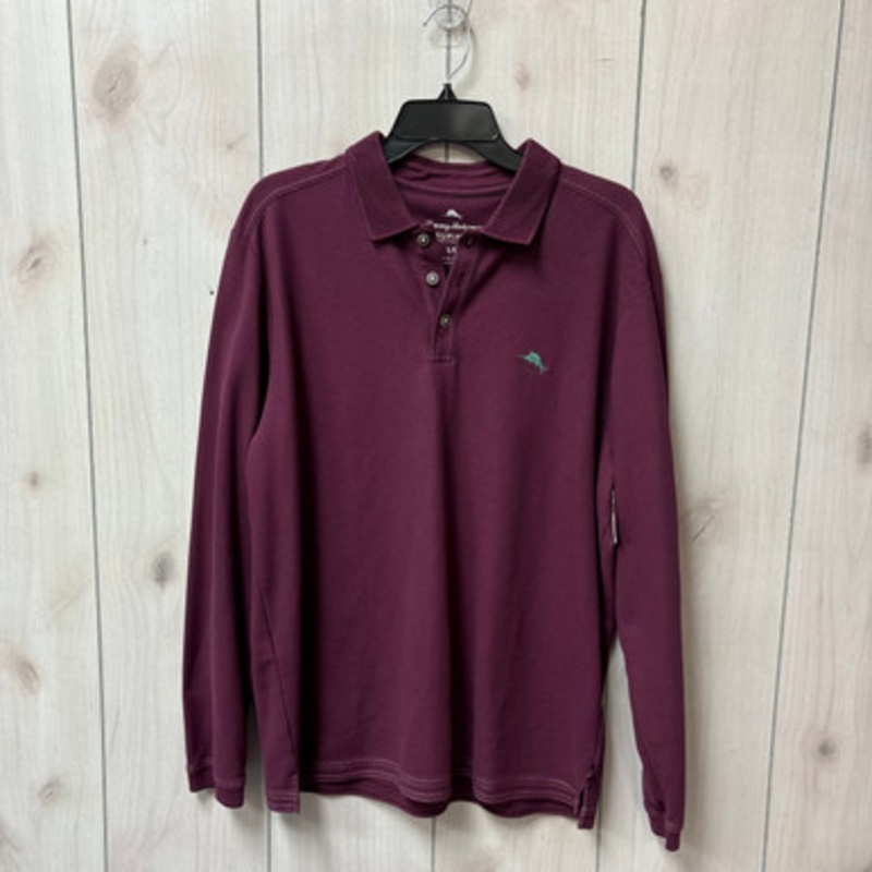 Used Tommy Bahama Mens Long Sleeve Top L/16-16.5