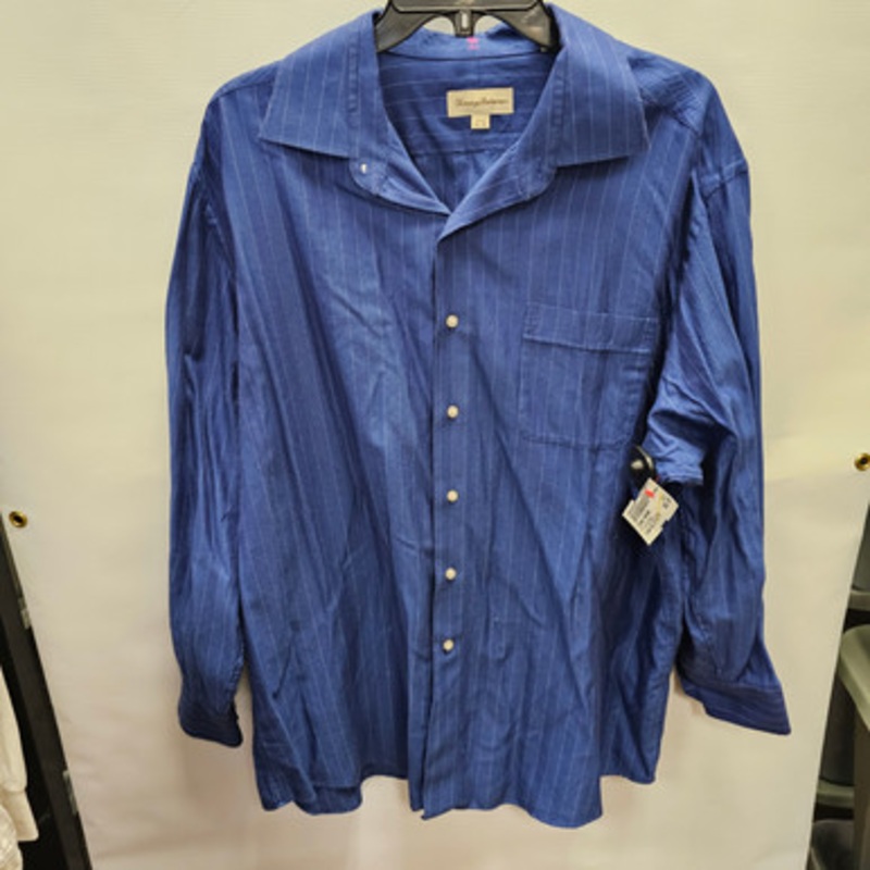 Used Tommy Bahama Mens Long Sleeve Top XL/17-17.5