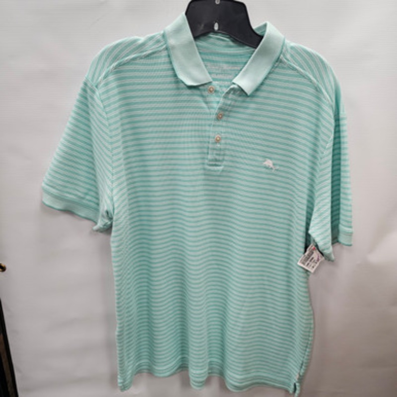 Used Tommy Bahama Mens Short Sleeve Top L/16-16.5