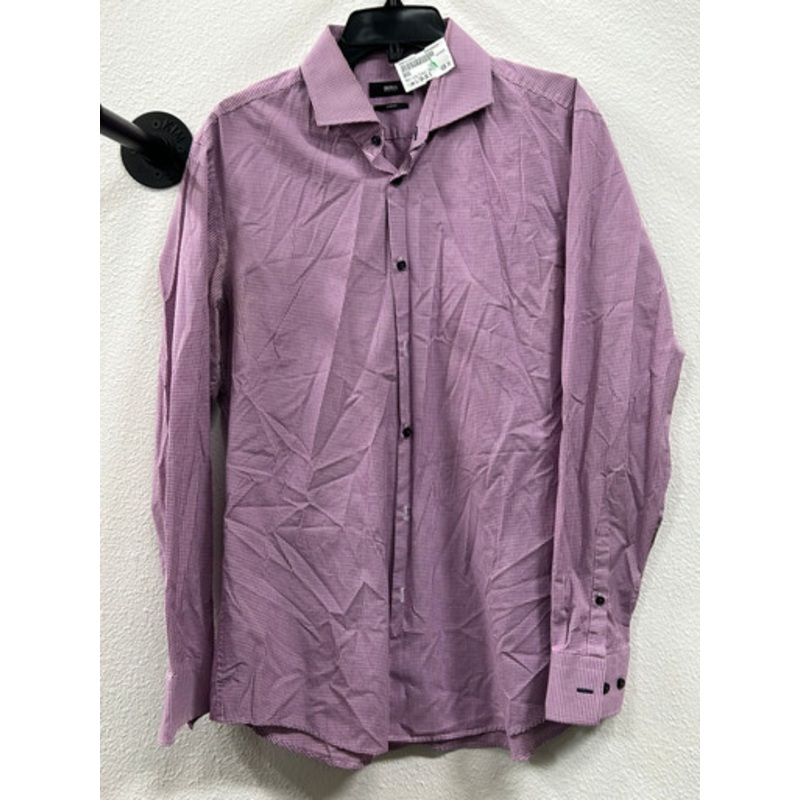 Used BOSS Mens Long Sleeve Top L/16-16.5