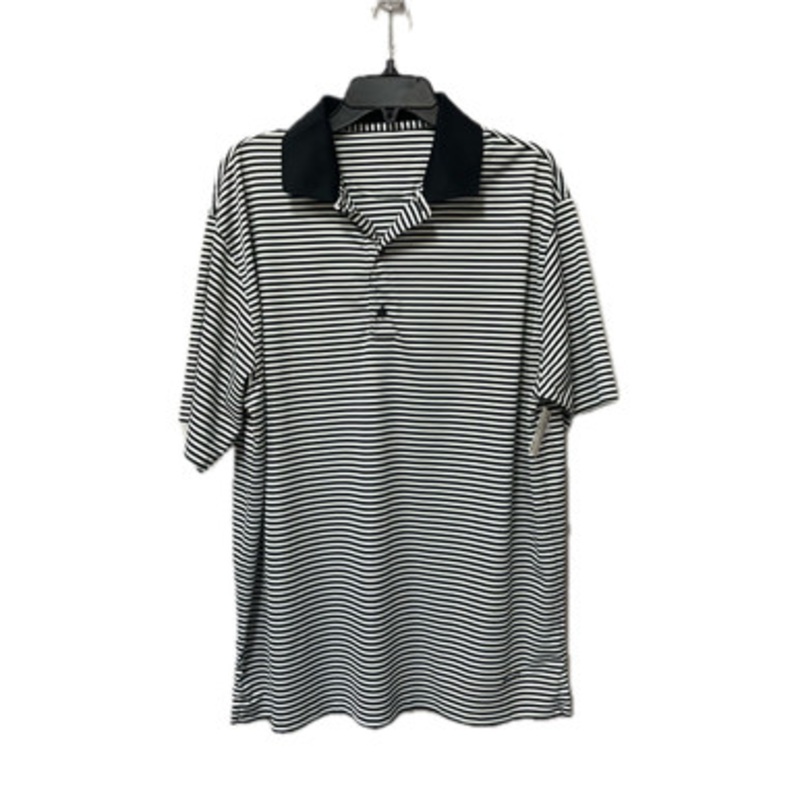 Used Greg Norman Mens Short Sleeve Top L/16-16.5