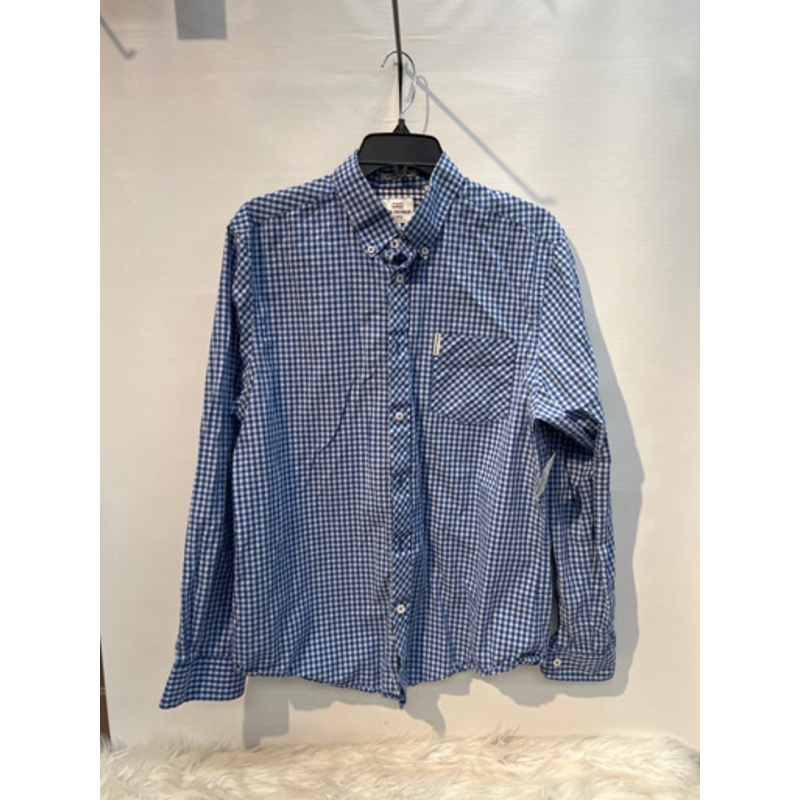 Used Ben Sherman Mens Long Sleeve Top L/16-16.5