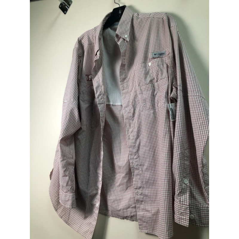 Used Columbia Mens Long Sleeve Top L/16-16.5