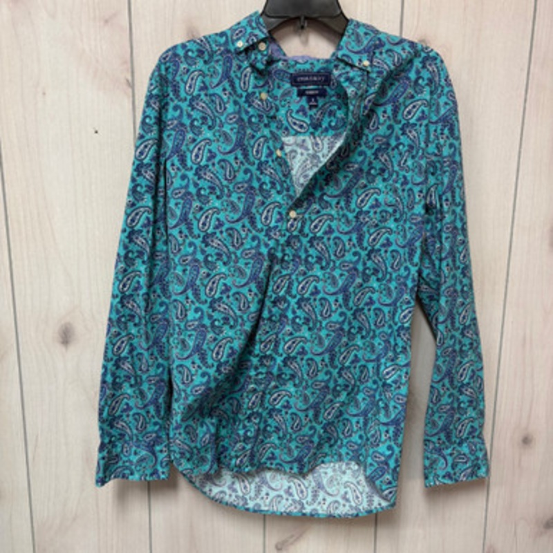 Used Crown & Ivy Mens Long Sleeve Top S/14-14.5