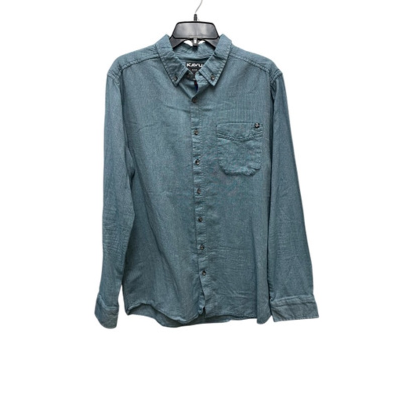 Used Kavu Mens Long Sleeve Top L/16-16.5