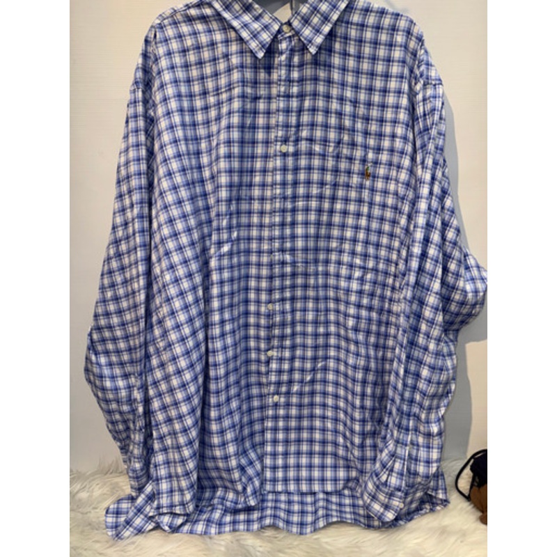 Used Ralph Lauren Mens Long Sleeve Top 3X/19-19.5