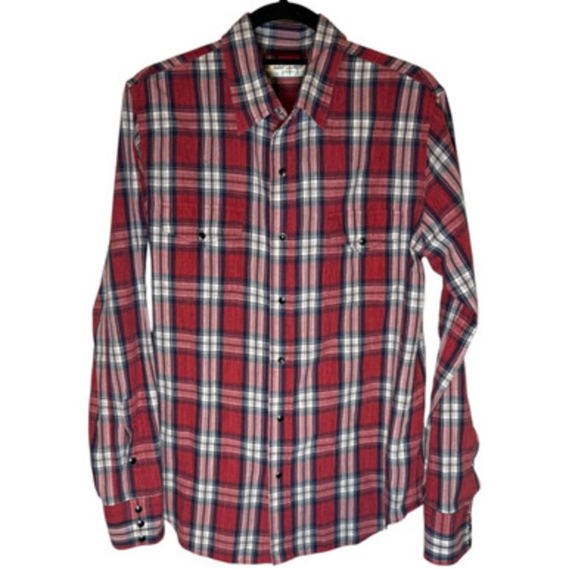 Used Saint Laurent Mens Short Sleeve Top XL/17-17.5