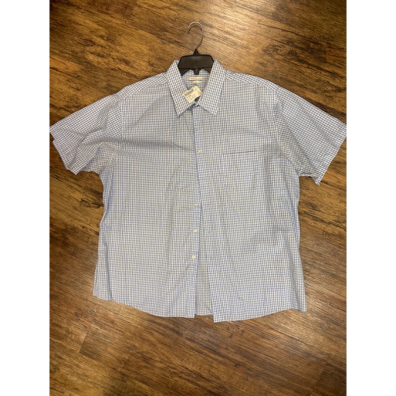 Used Van Heusen Mens Short Sleeve Top 2X/18-18.5