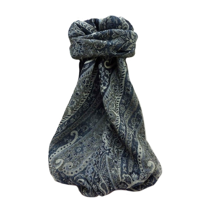 Muffler Scarf 7149 in Fine Pashmina Wool Heritage Range by Pashmina & Silk | Fruugo SG
