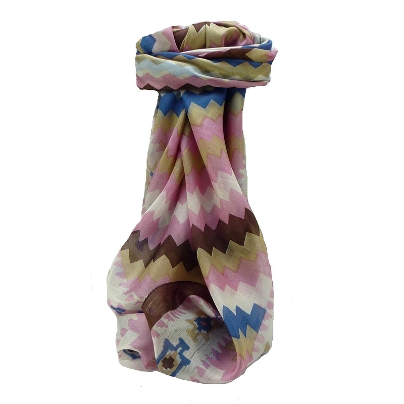 Mulberry Silk Contemporary Square Scarf Geometric G121 by Pashmina & Silk | Fruugo SG