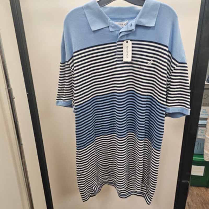 NWT Nautica Mens Short Sleeve Top 2X/18-18.5